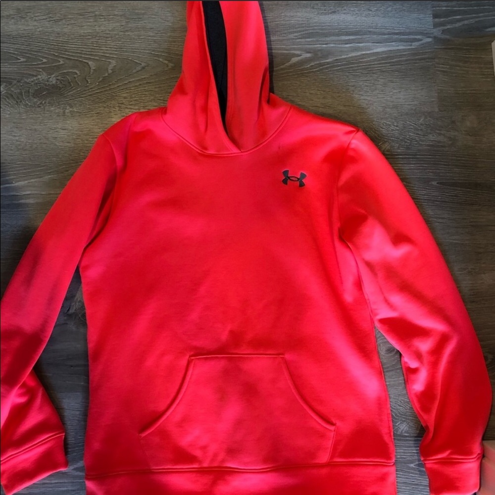 neon under armour hoodie
